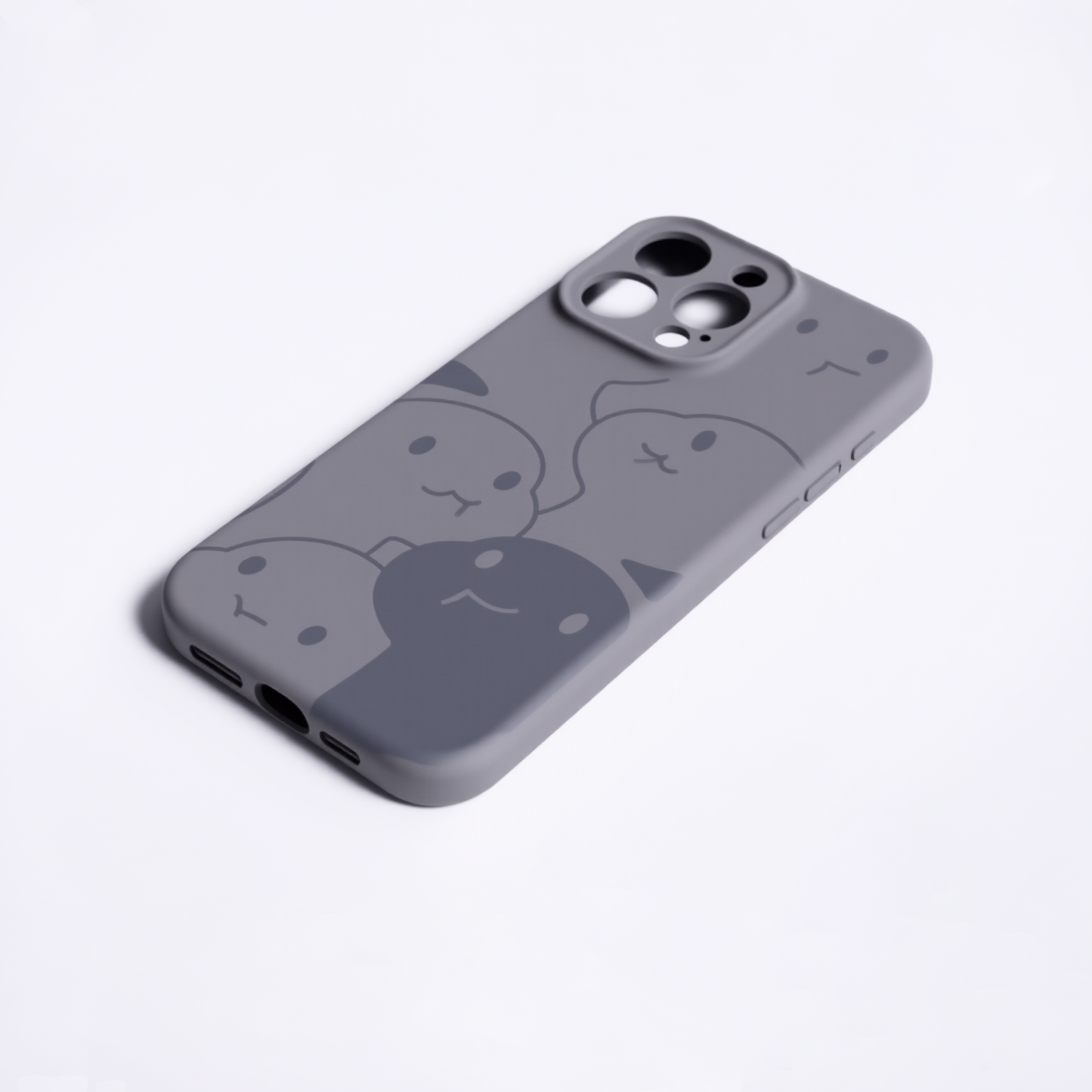 Cute snake emoji pack Silicone protective case, compatible with MagSafe magnetic charging Produced by YXCASE