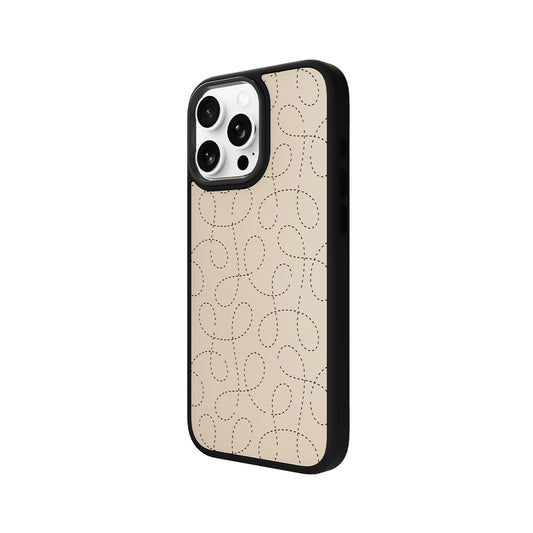 Original for Apple 16promax line rope pattern new glass gilded magnetic mobile phone case full package